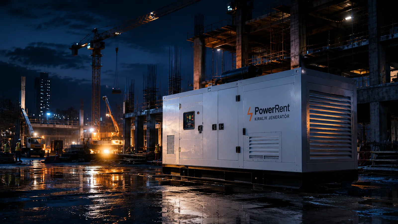 PowerRent profesyonel jeneratör kiralama